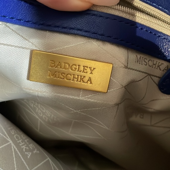 NWOT Badgley Mischka Bag - Blue - Picture 14 of 15